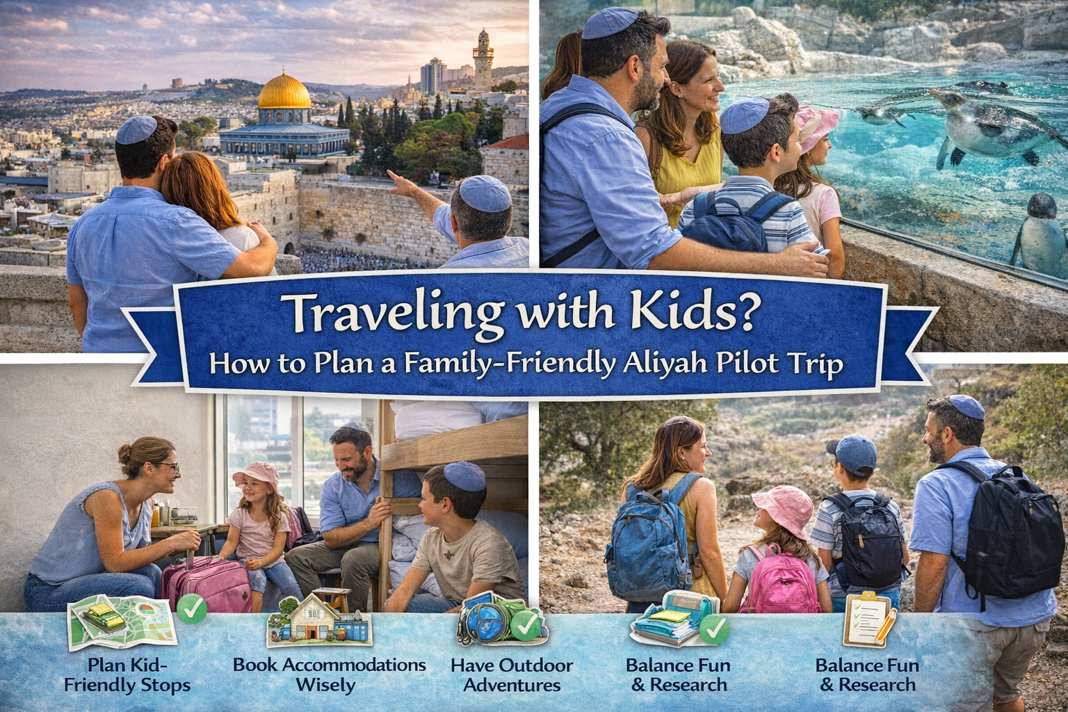 Traveling with Kids? How to Plan a Family-Friendly Aliyah Pilot Trip