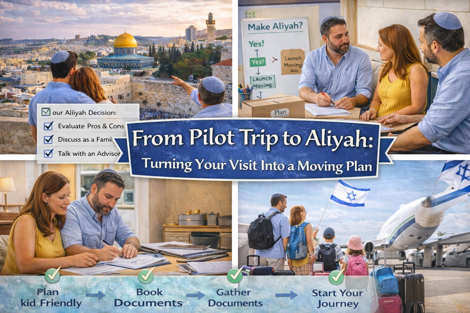 From Pilot Trip to Aliyah: Turning Your Visit Into a Moving Plan