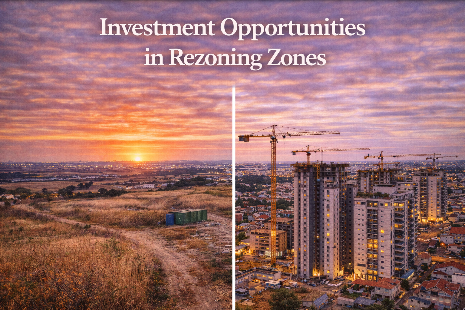 Agricultural Land to Urban Gold: Investment Opportunities in Rezoning Zones