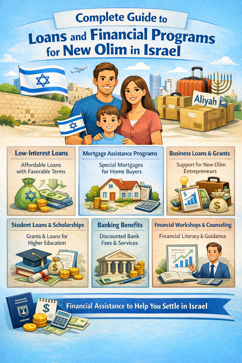Complete Guide to Loans and Financial Programs for New Olim in Israel