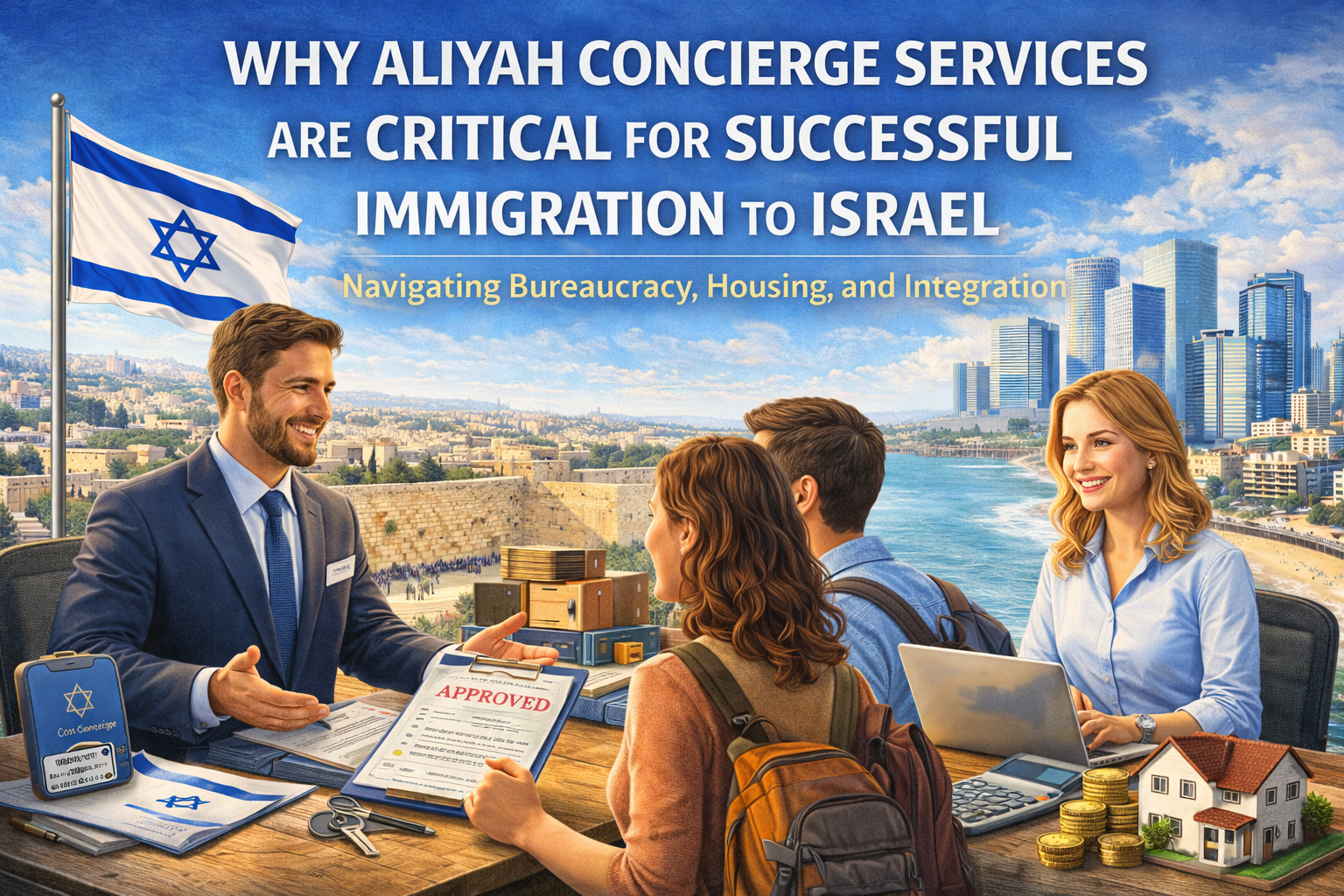 Why Aliyah Concierge Services Are Critical for Successful Immigration to Israel: Navigating Bureaucracy, Housing, and Integration