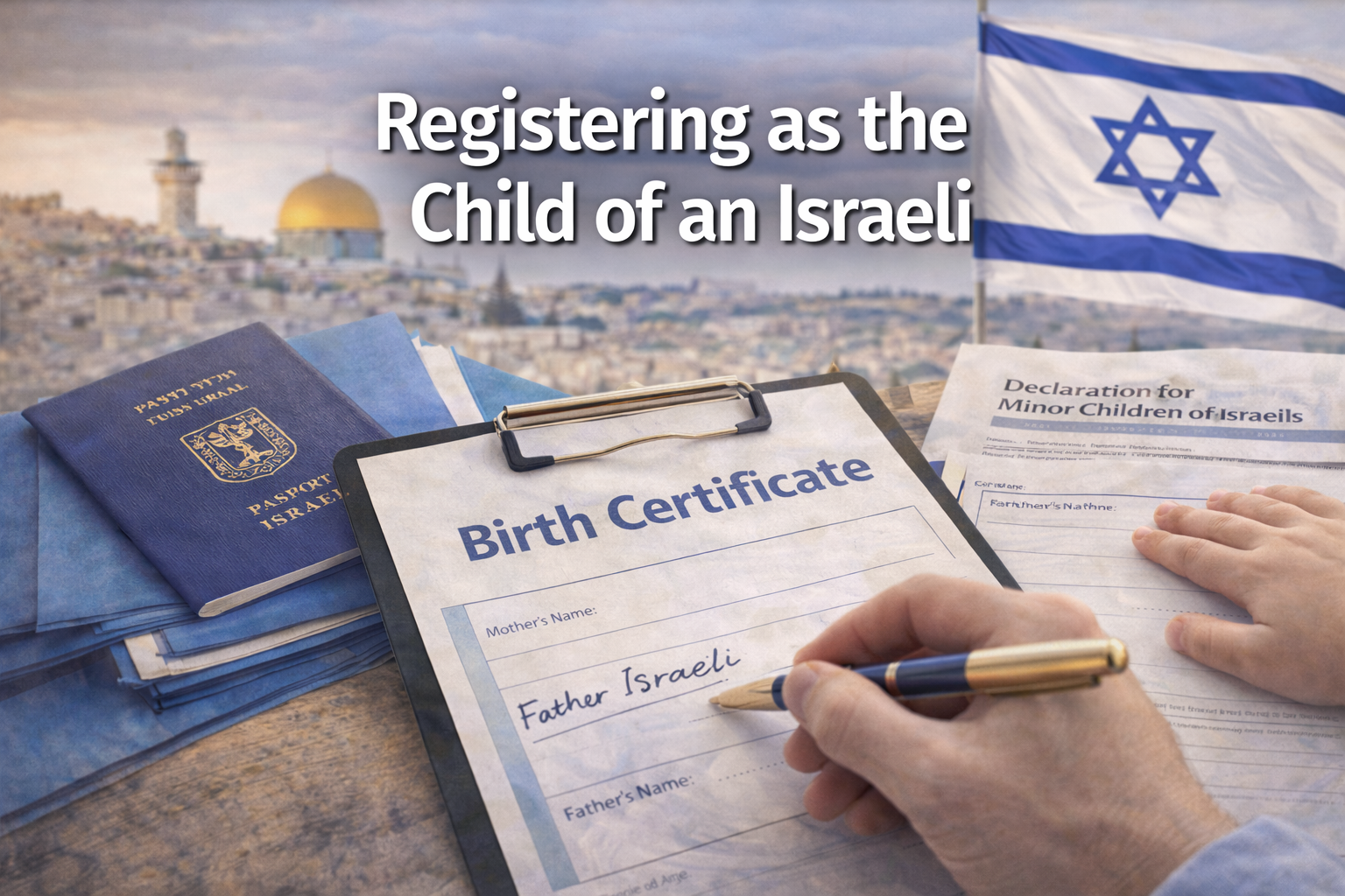 Registering as the Child of an Israeli