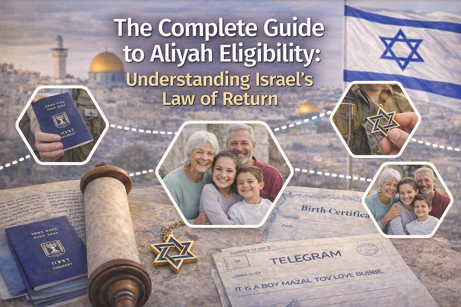 The Complete Guide to Aliyah Eligibility: Understanding Israel's Law of Return