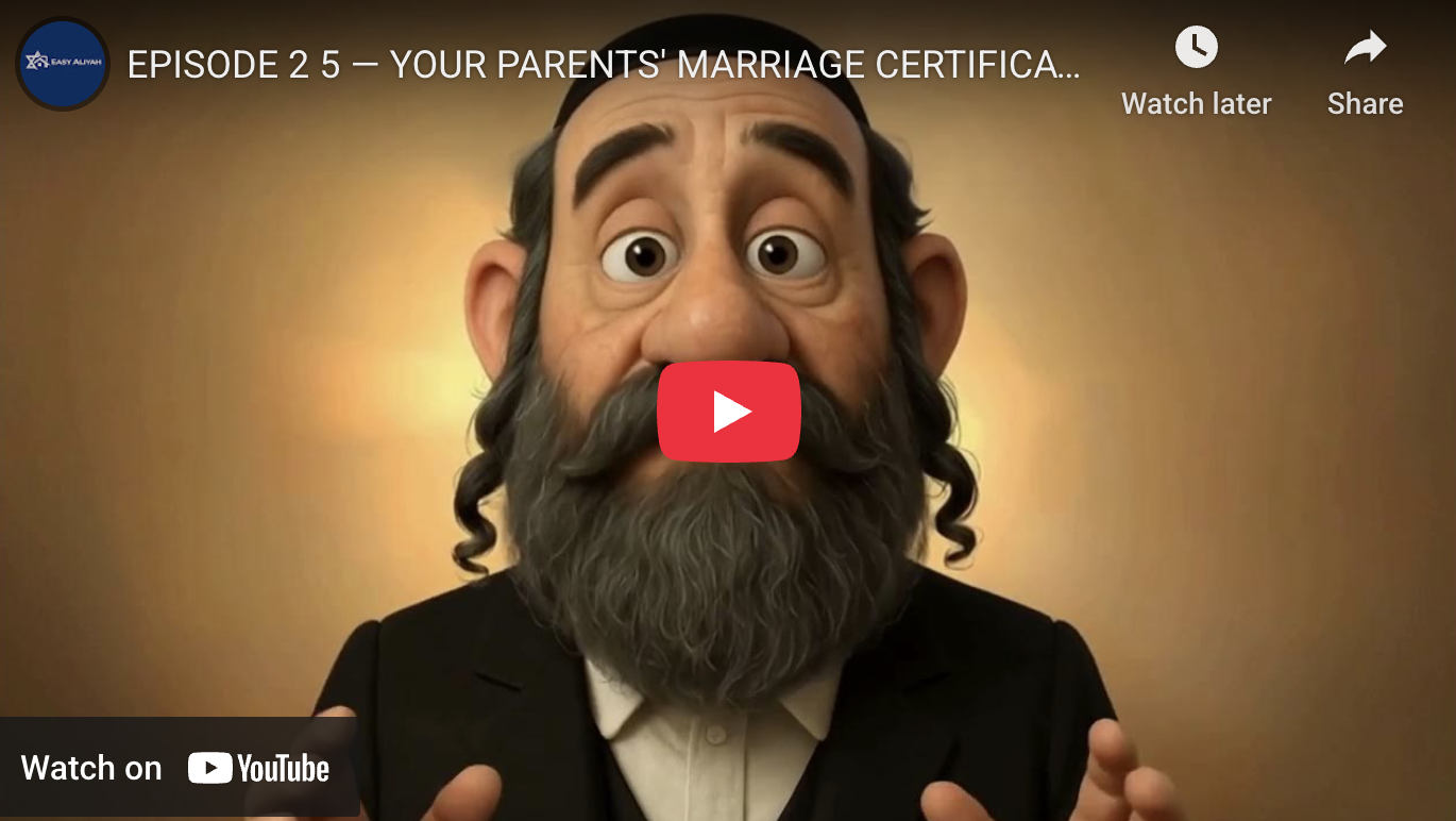 EPISODE 2.5 — YOUR PARENTS' MARRIAGE CERTIFICATE