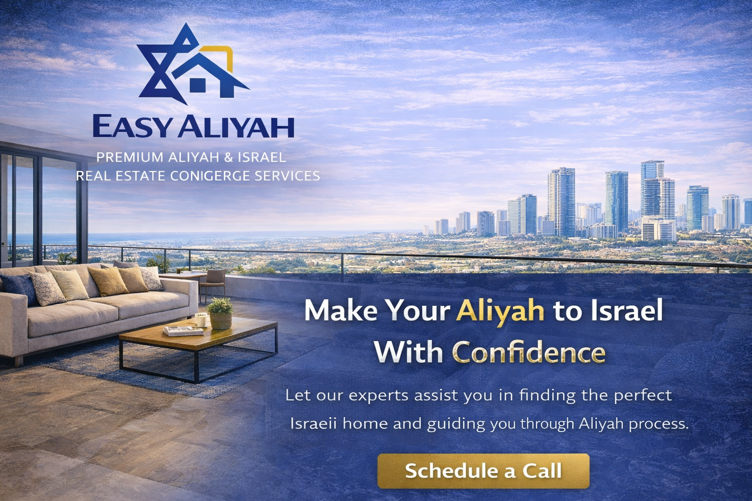 Easy aliyah real estate concierge services