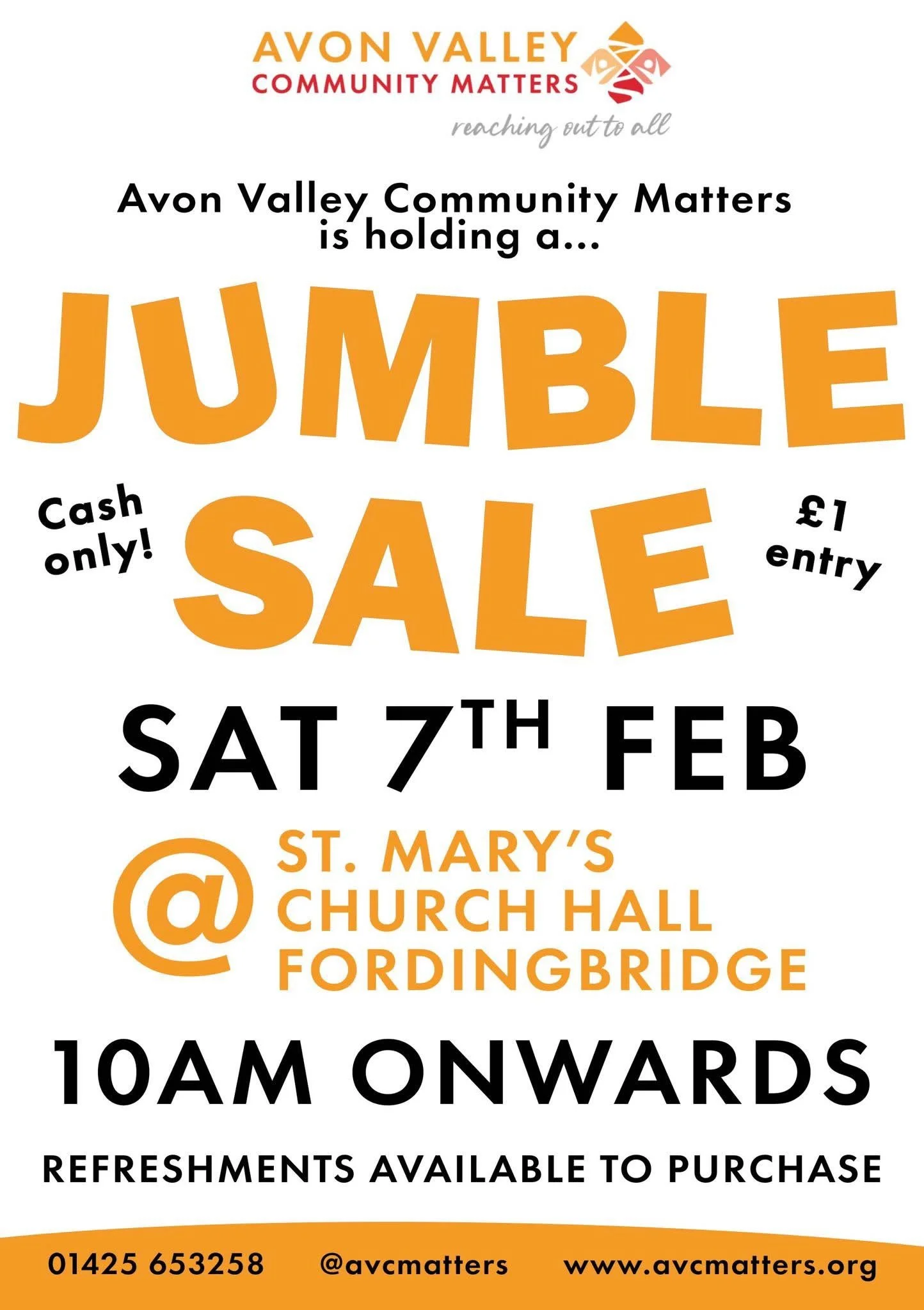 AVCM Jumble Sale