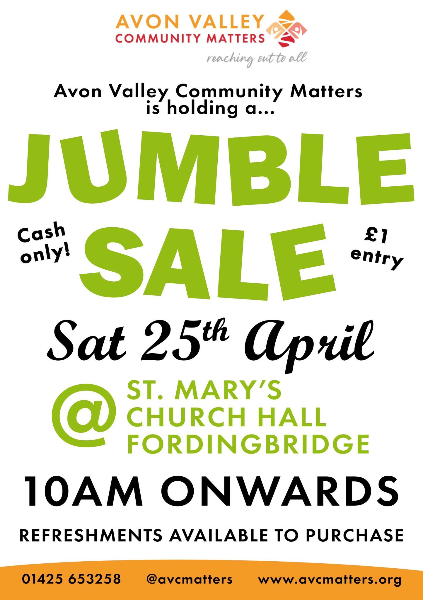 AVCM Jumble Sale