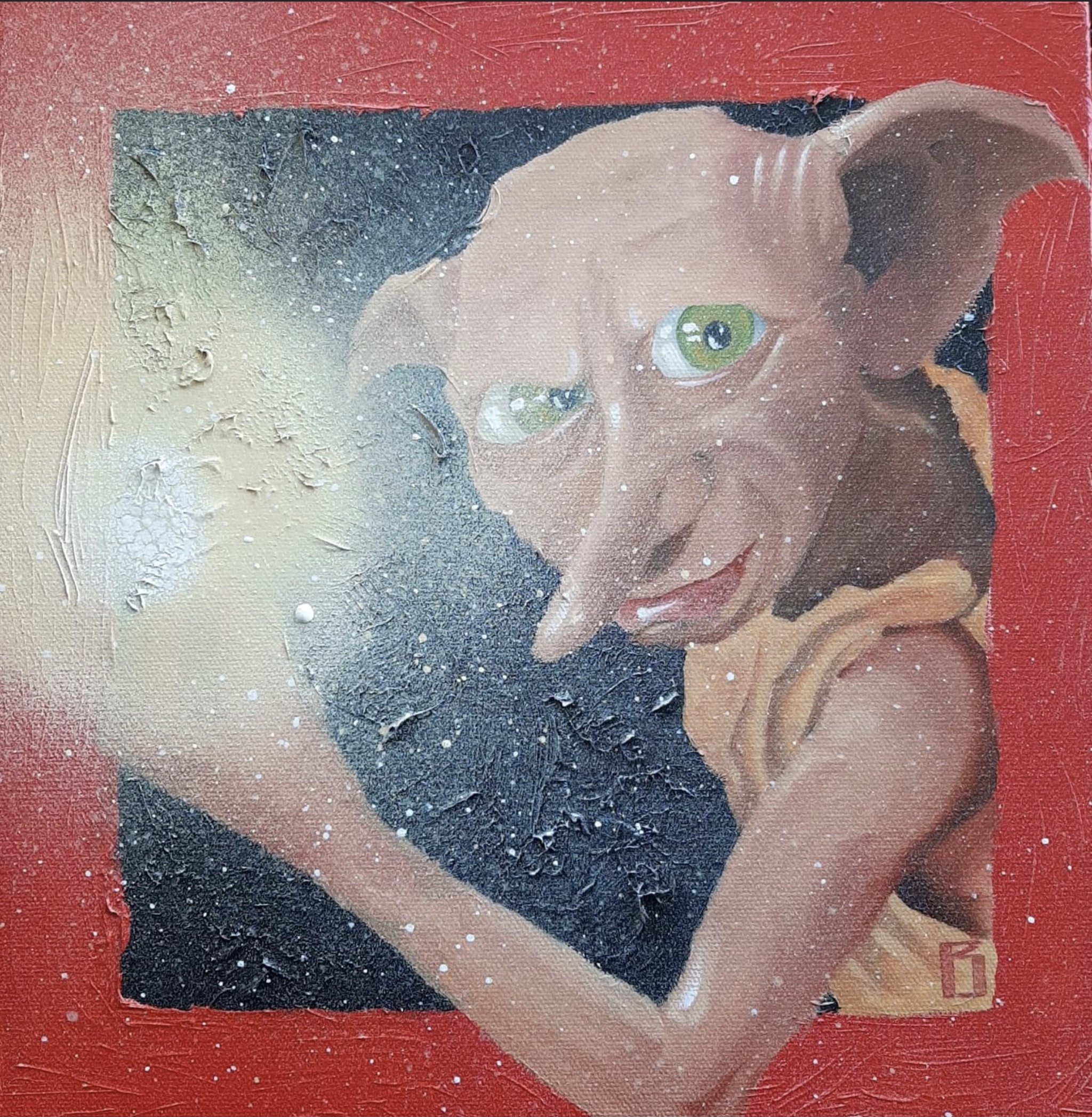 Doby oil painting (SOLD)