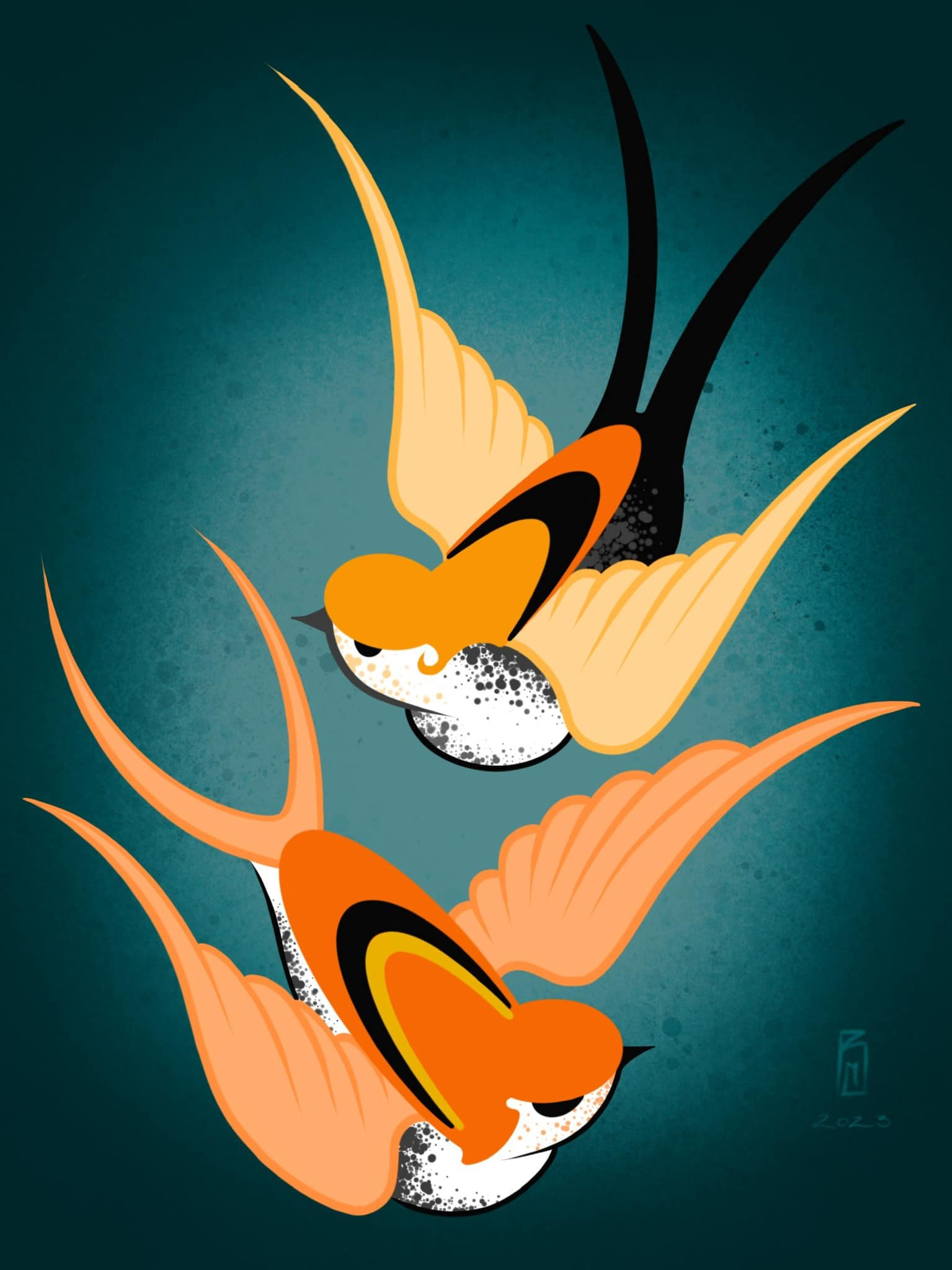 Love Birds print