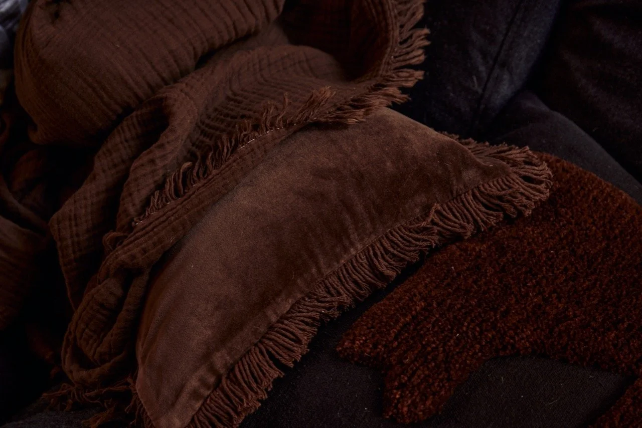 Velvet Lumbar Pillow Chocolate 3.jpeg
