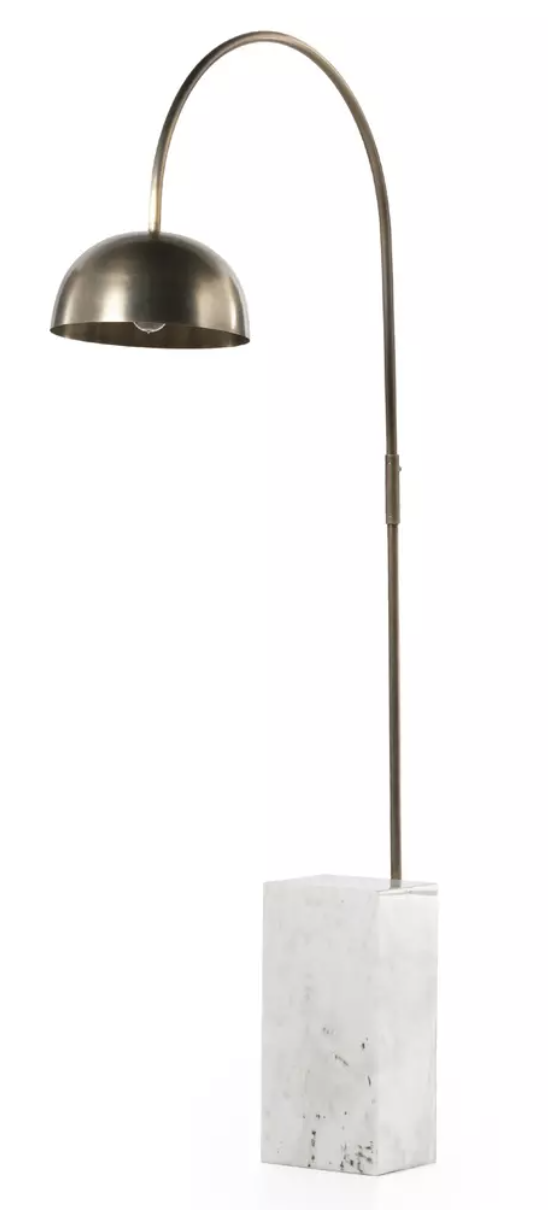 Floor Lamp, white marble