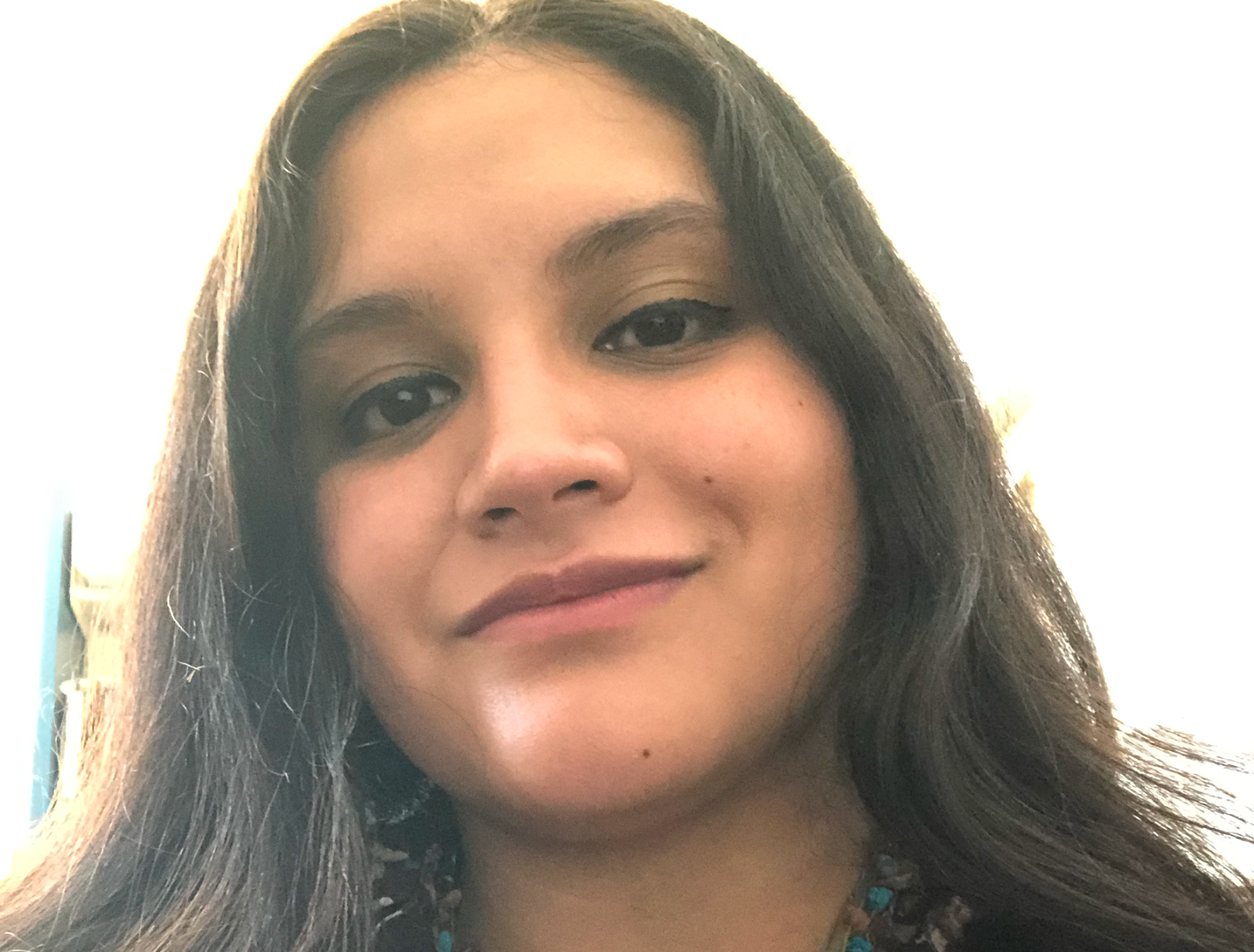 woman smiling