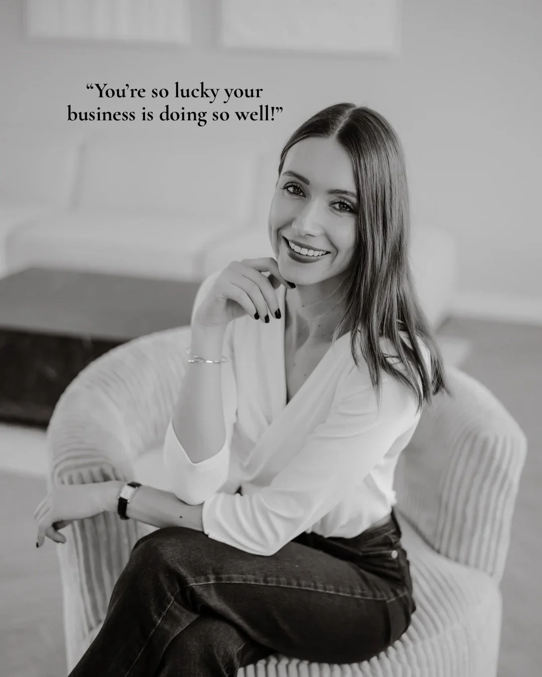 Not just luck&hellip; It&rsquo;s years of figuring things out, making mistakes and doing the work when no one applauds.
Sleepless nights, big decisions, doubt you don&rsquo;t post about and showing up even when motivation is gone.

The luck looks cut