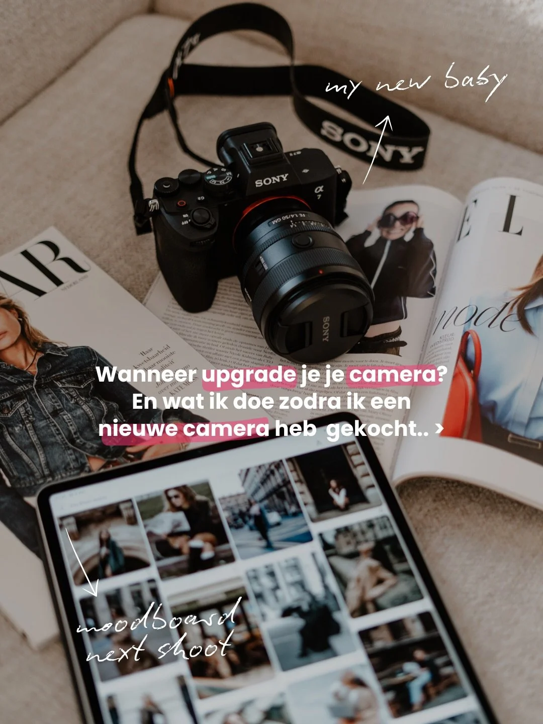 Je eerste camera uitkiezen of je camera upgraden kan best overweldigend zijn (I get it!🙋🏻&zwj;♀️) Er is ook niet &eacute;&eacute;n juiste keuze, maar er zijn wel genoeg dingen waar je rekening mee kan houden en waar je op moet letten! Het is teveel