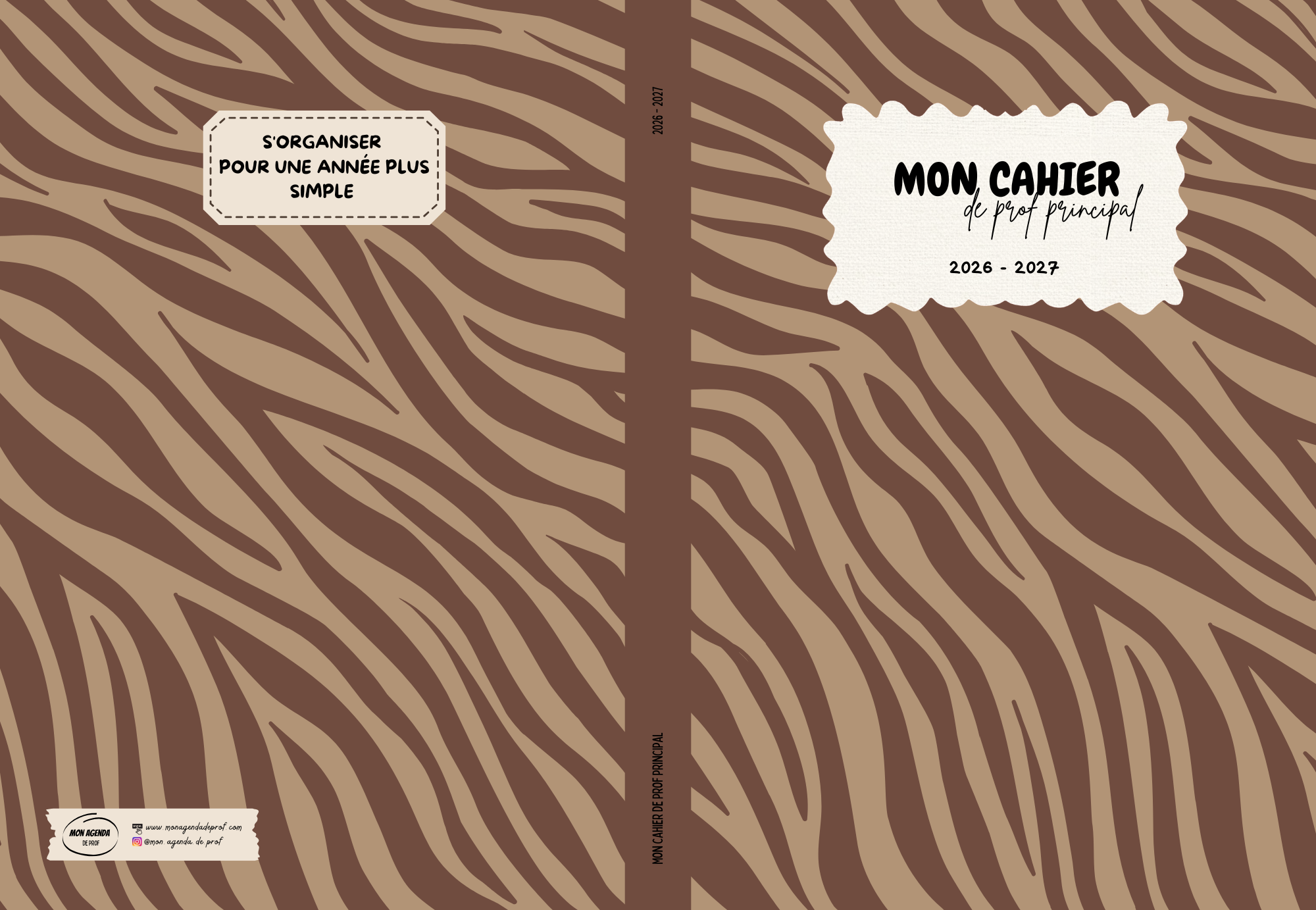 Couverture léopard zébré