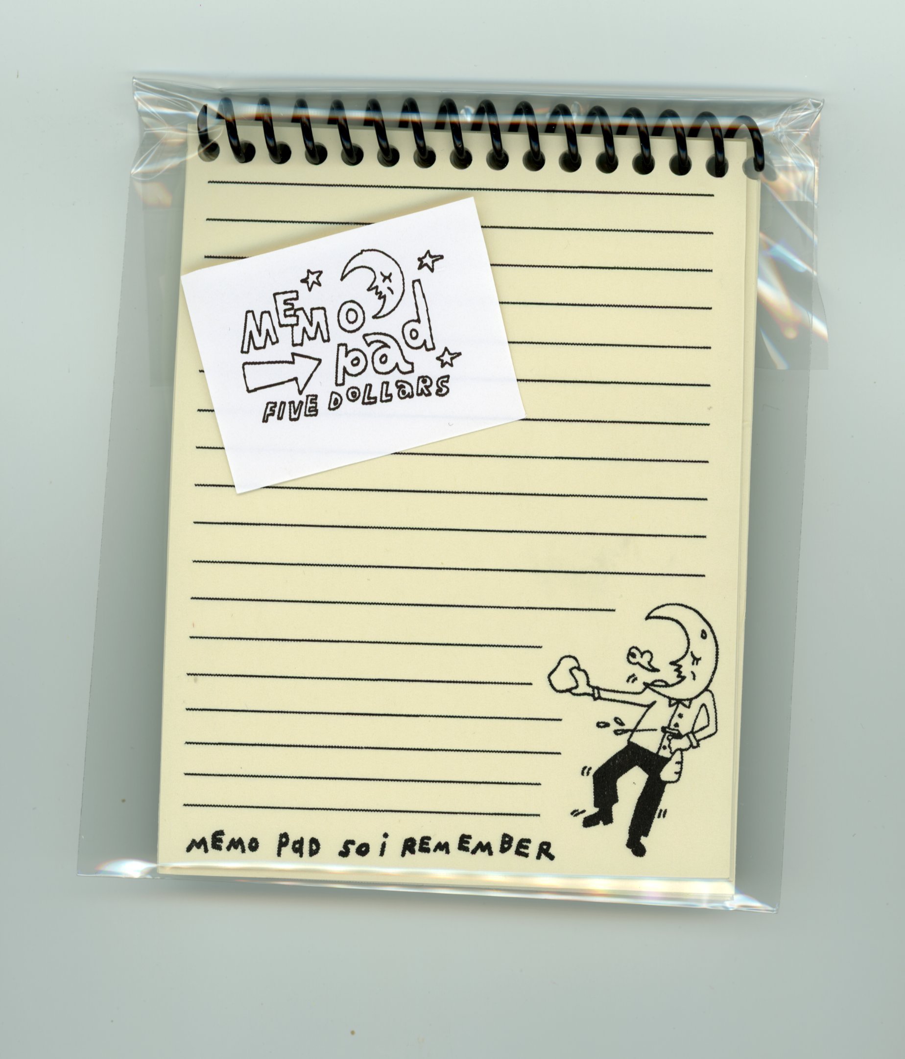 “memo pad so I remember”