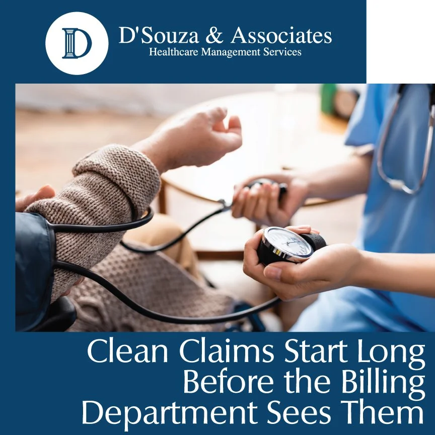 Clean Claims Start Long Before the Billing Department Sees Them