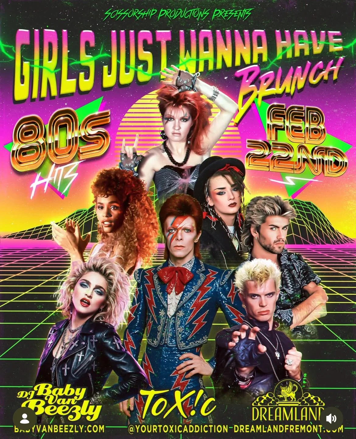 Girls Just Wanna Have Brunch" An 80's Themed Variety Show!