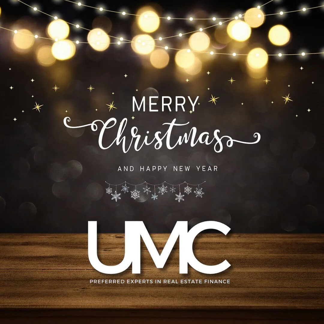 Merry Christmas from your friends at UMC Capital! We wish you a joyous &amp; prosperous season. 🎄✨

#MortgageLending #HappyHolidays #MerryChristmas  #UMC #RealEstateExperts
