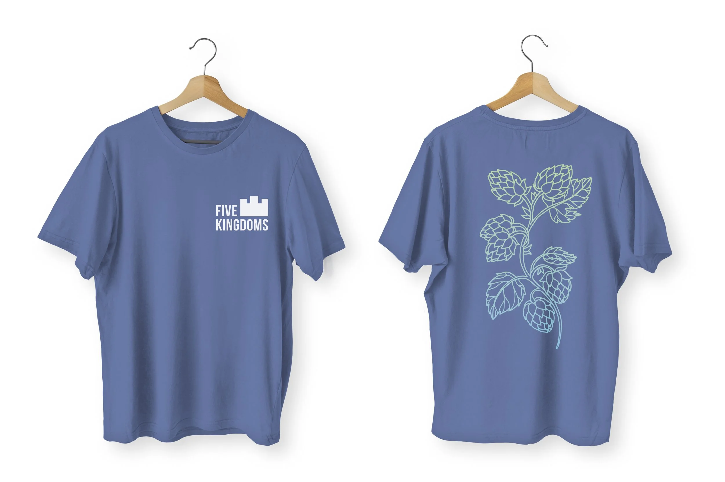 Five Kingdoms Logo T-Shirt - Blue