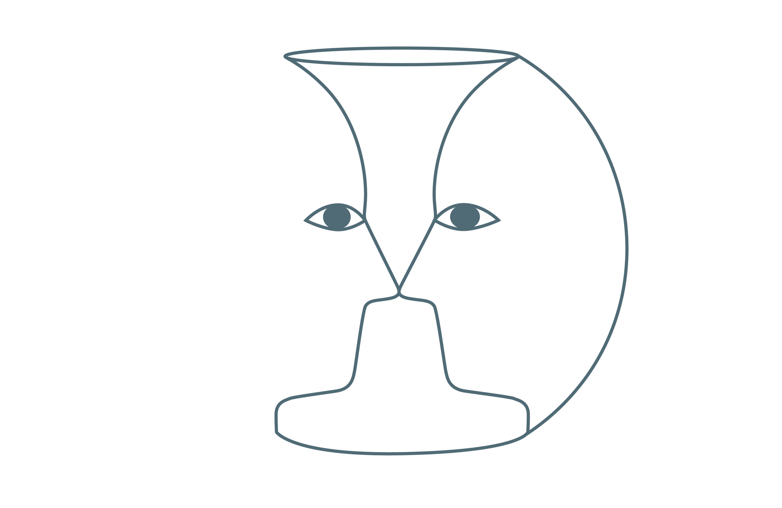 Line Drawing of Humanistic Psychotherapy icon
