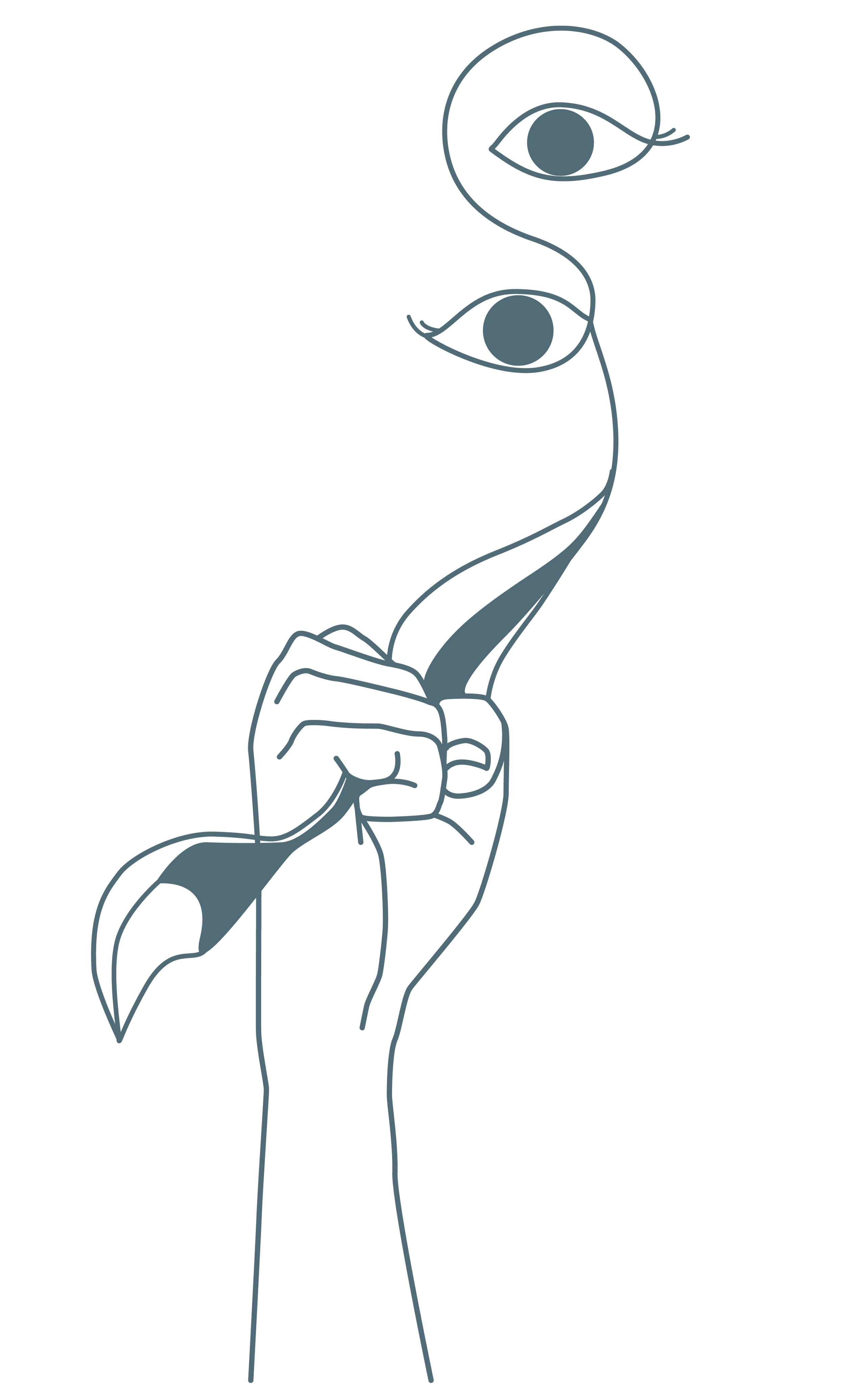 line drawing of liberation psychotherapy icon