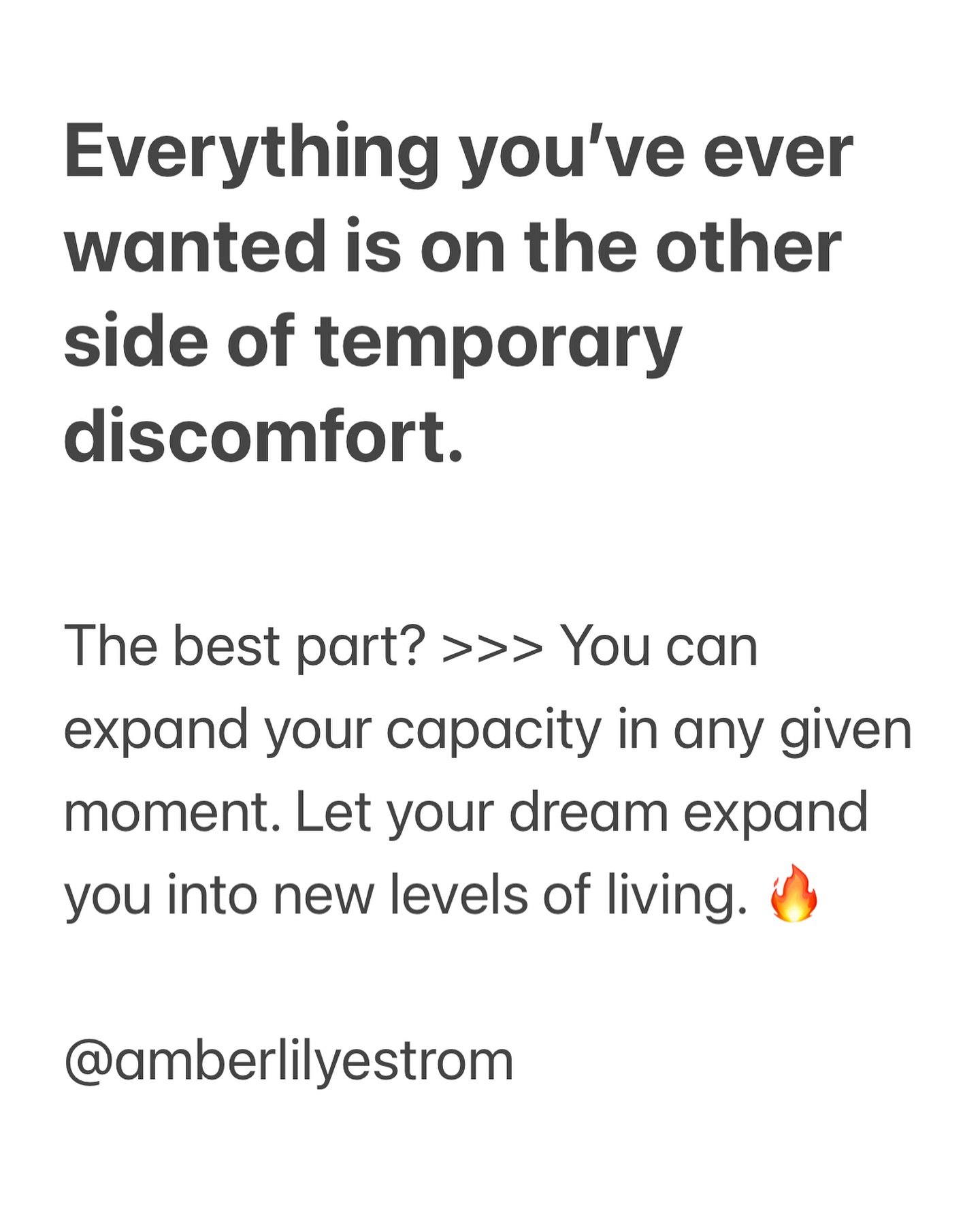 Just a few seconds longer. One more rep. Choosing to get up and say yes to your dream instead of staying in the comfort zone.

My mentor @rosemary.bredeson regularly reminds me that, &ldquo;What&rsquo;s familiar feels like truth.&rdquo;

What happens