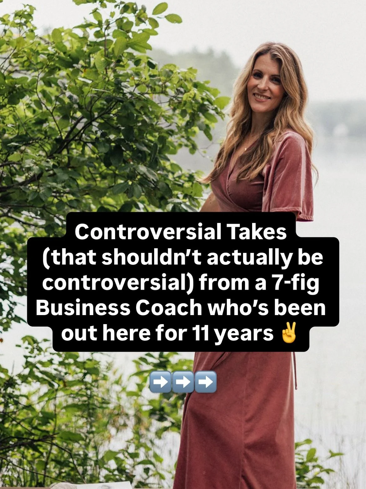 And in case there is any confusion, none of these should be controversial. 👏👏👏

Comment SCALE for an invite to my upcoming free masterclass called: The Right-Sized Revolution.

I&rsquo;ll be sharing how to build a Coaching Business That Centers Yo