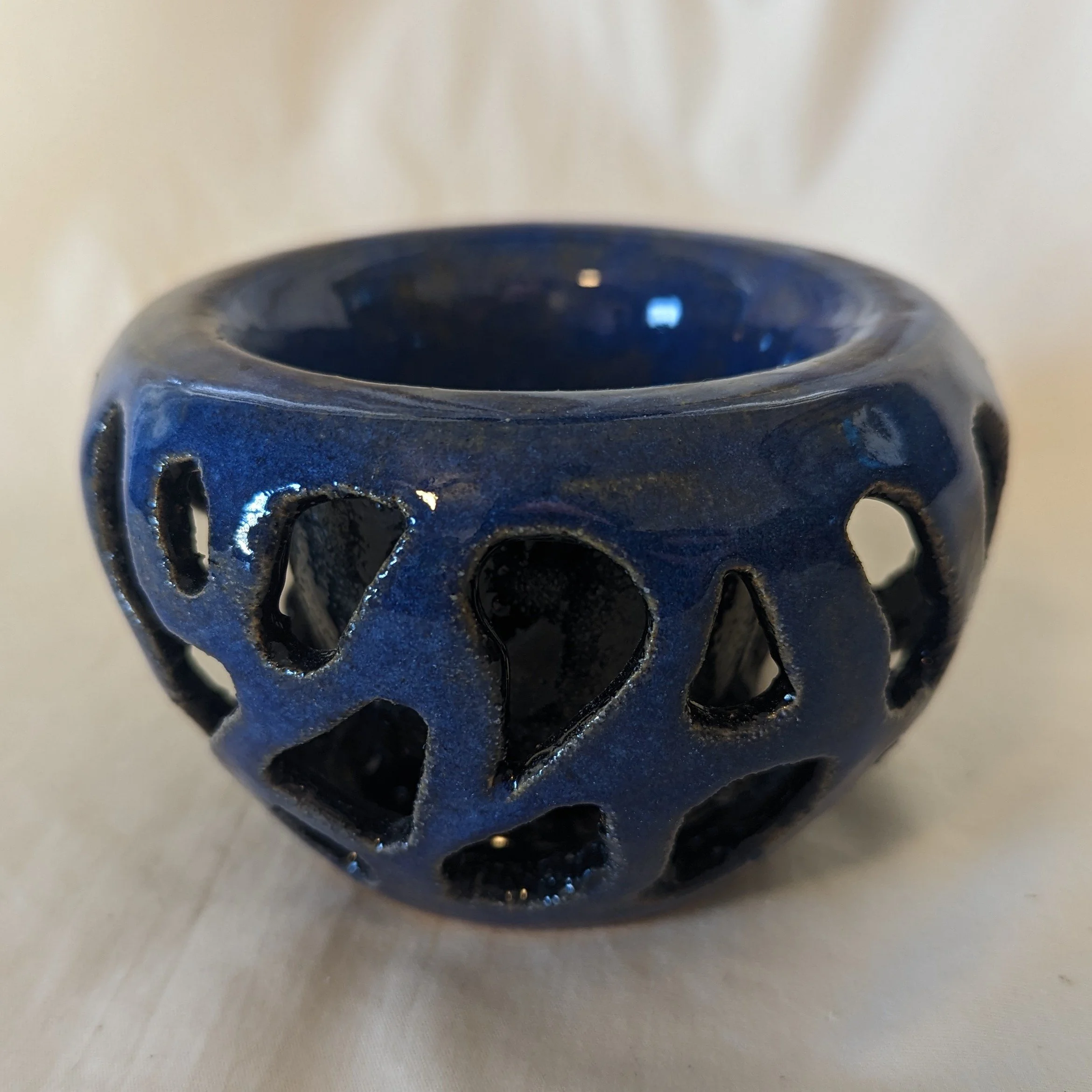 Blue Double Walled Bowl
