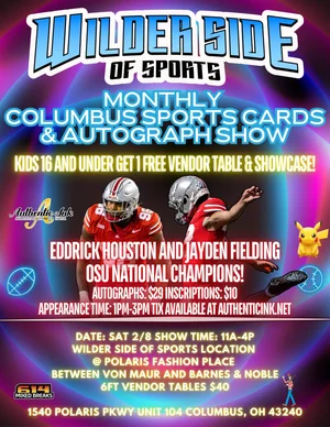 Upcoming Sports Cards & Memorabilia Shows — Wilder Side of Sports