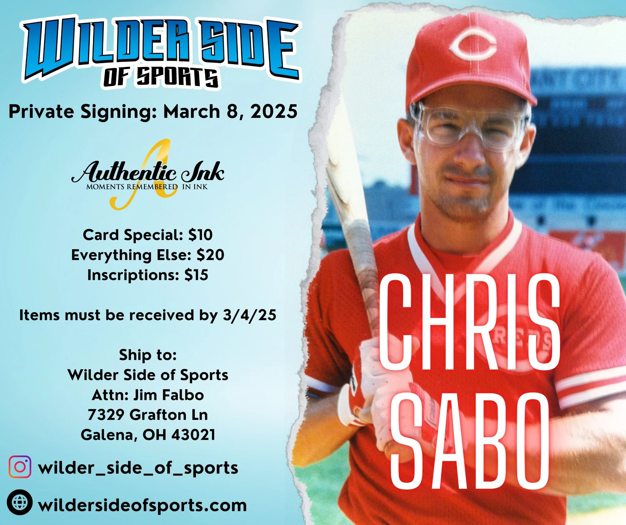 Autograph Signings — Wilder Side of Sports