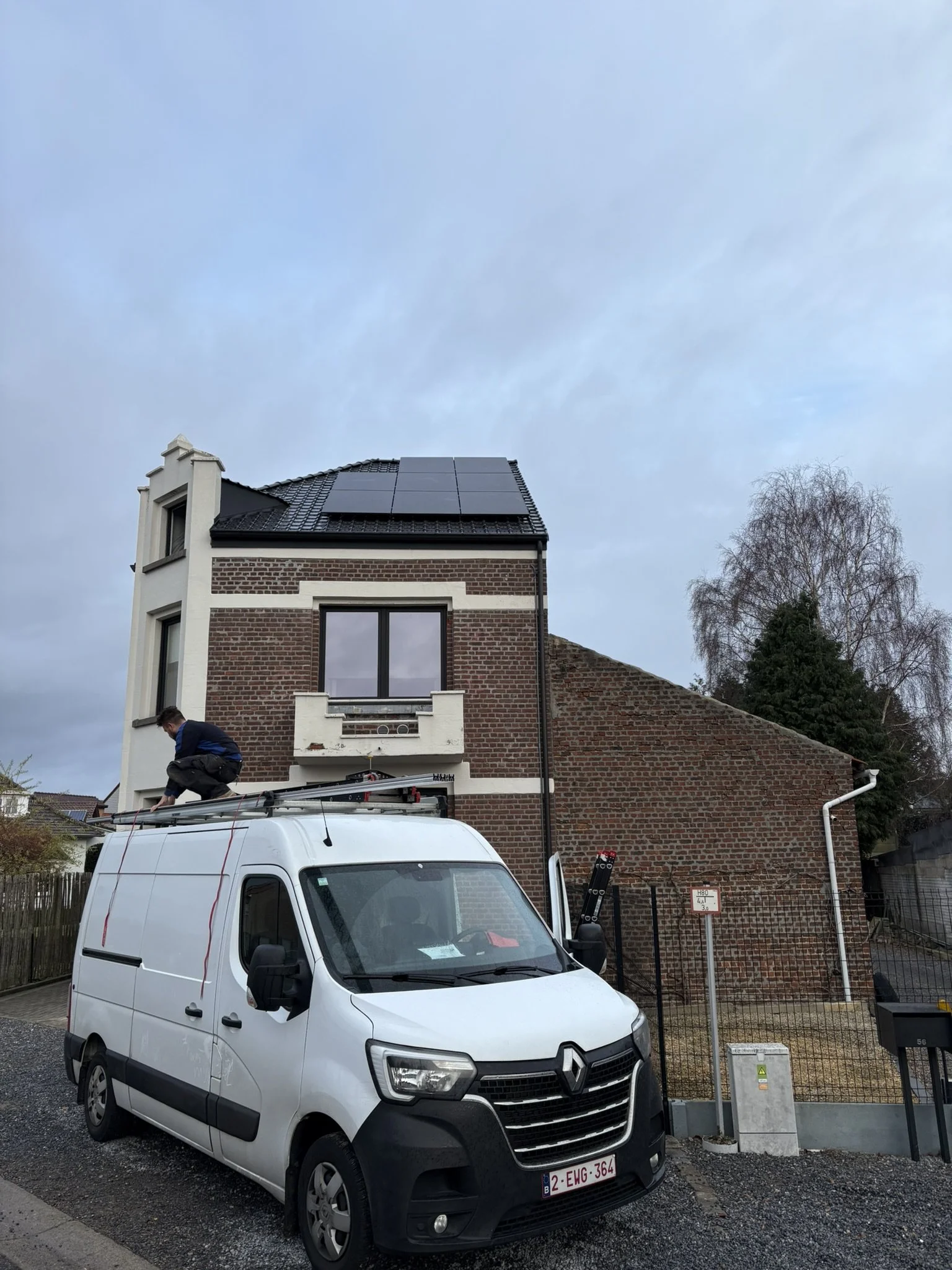 Zonnepanelen op pannendak