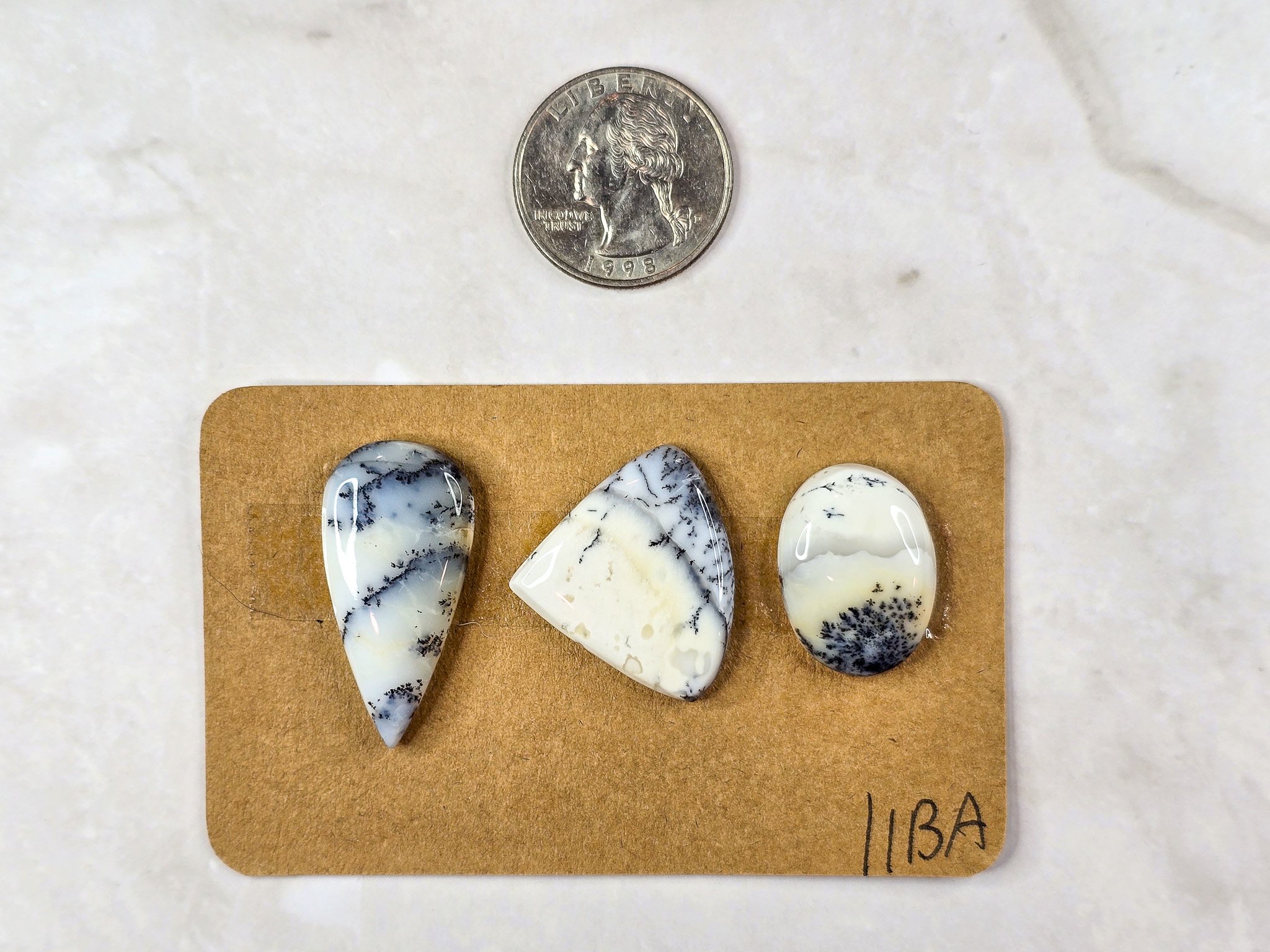 Dendritic Opal cabochon parcel