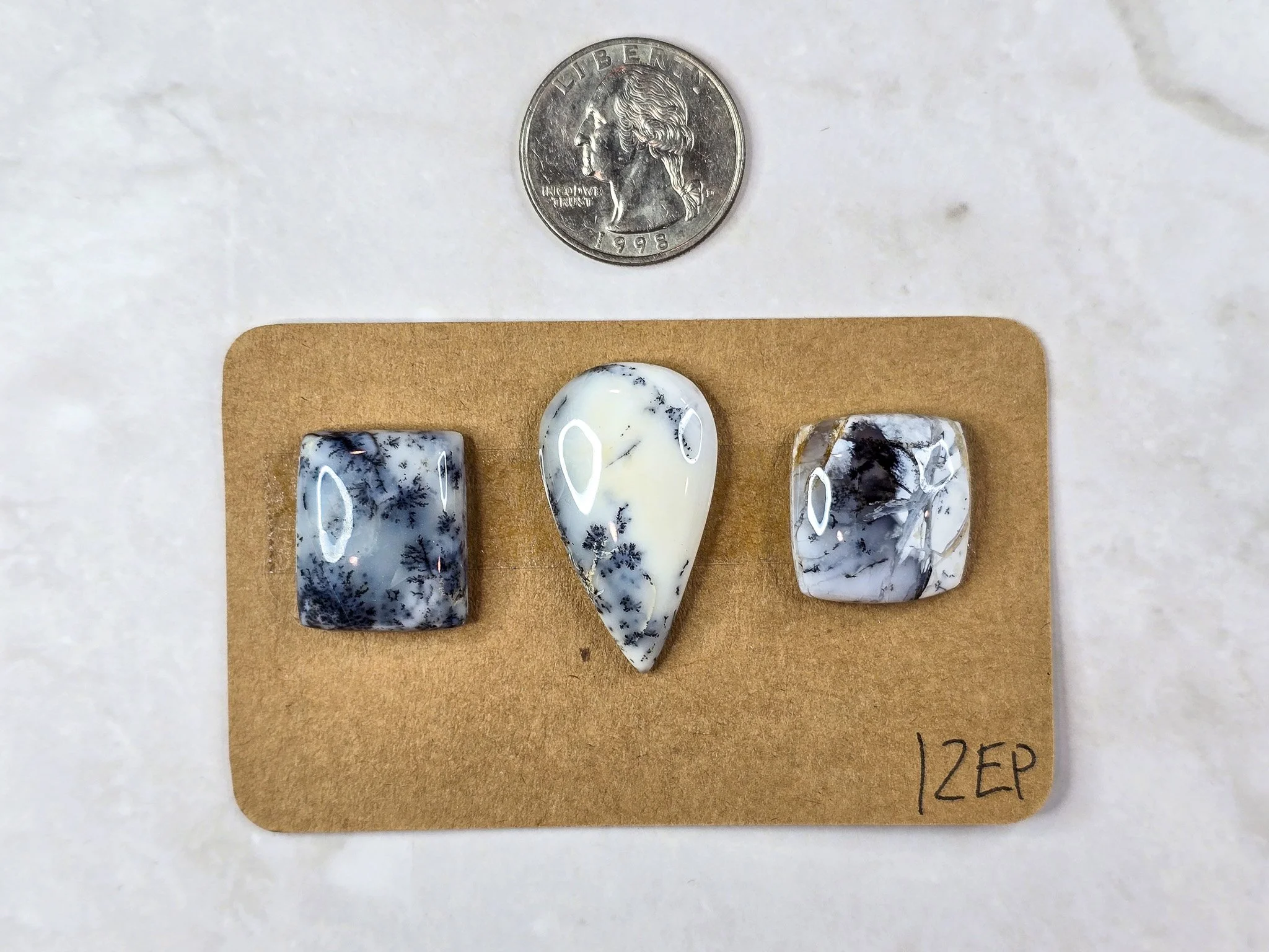 Dendritic Opal cabochon parcel