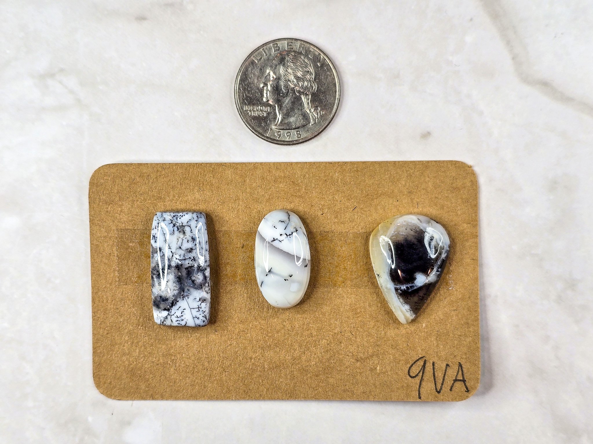 Dendritic Opal cabochon parcel