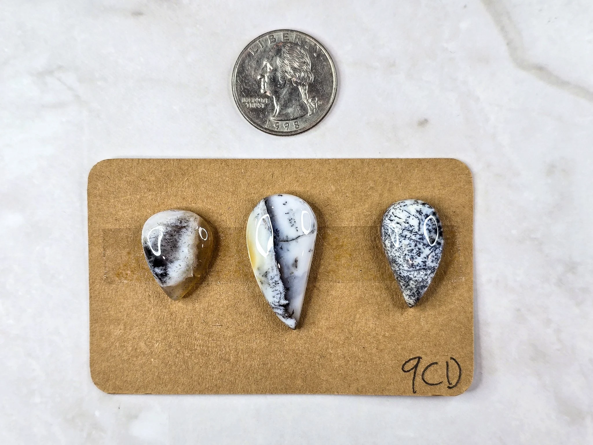 Dendritic Opal cabochon parcel