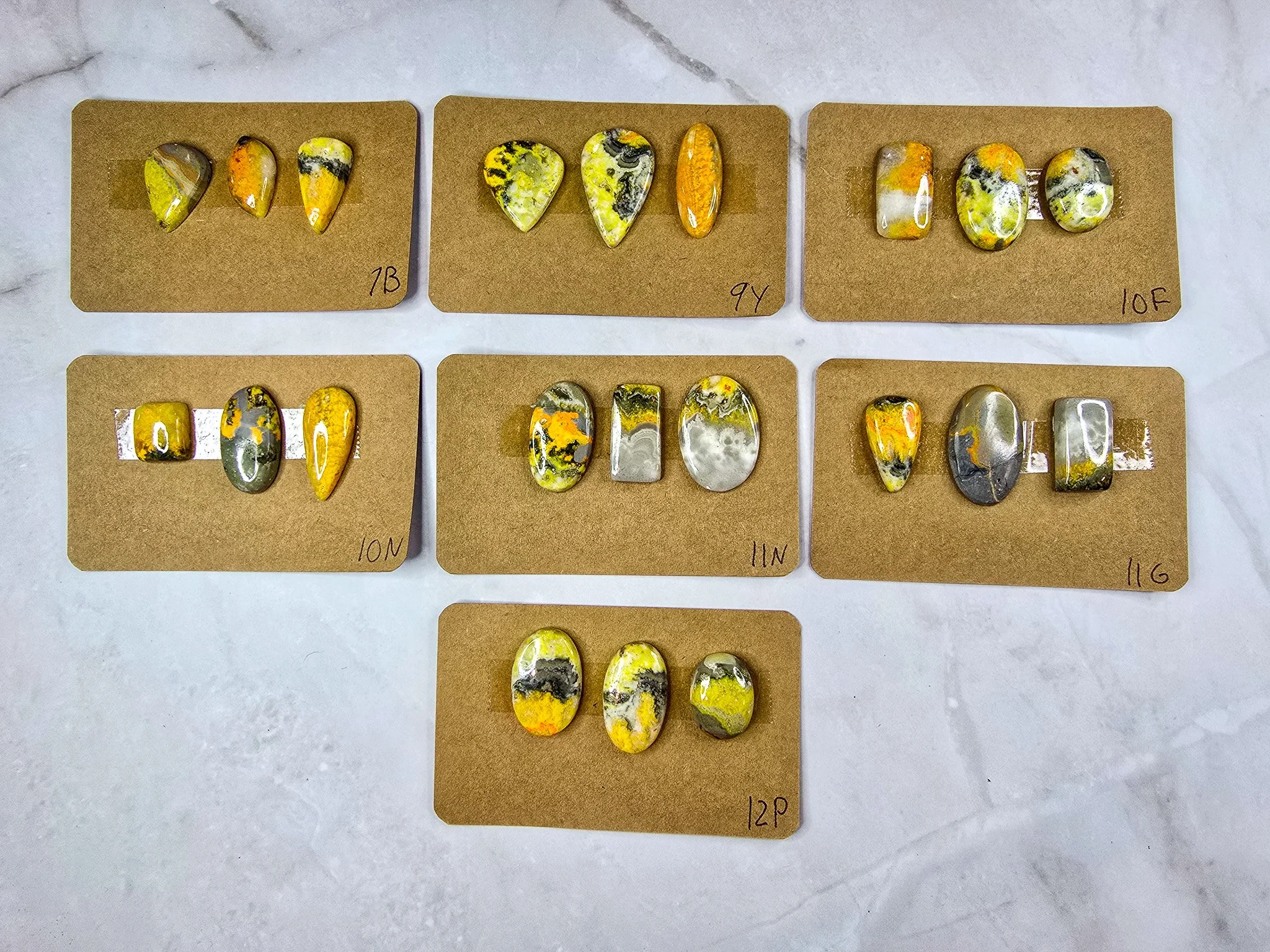 Bumblebee Jasper Ring Size Parcels