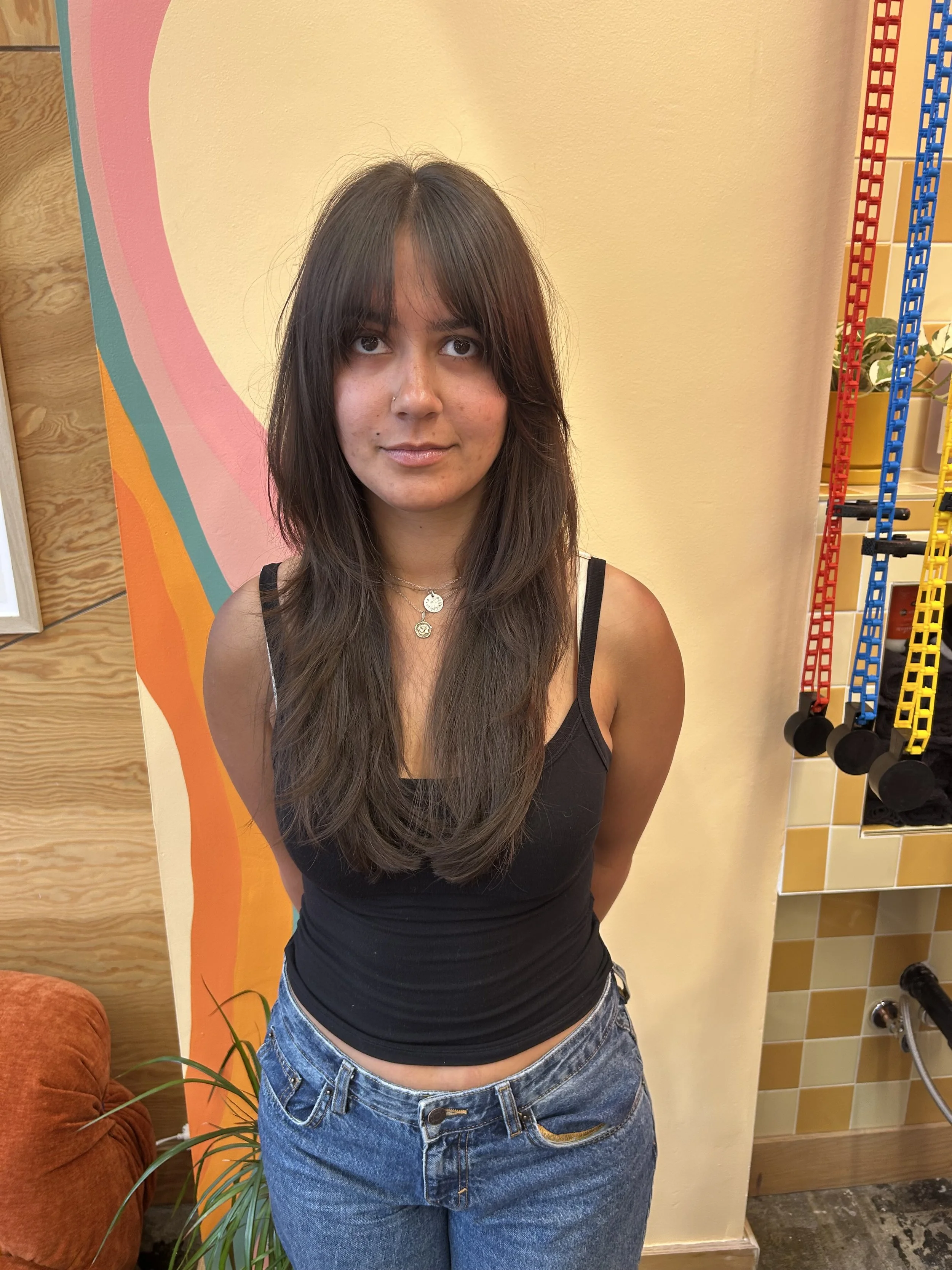 Cory at Lady Neptune is a master at creating long layers with a razor. If you're looking for a butterfly haircut, shag haircut, or just soft long layers, Cory is the Seattle hairstylist for you!