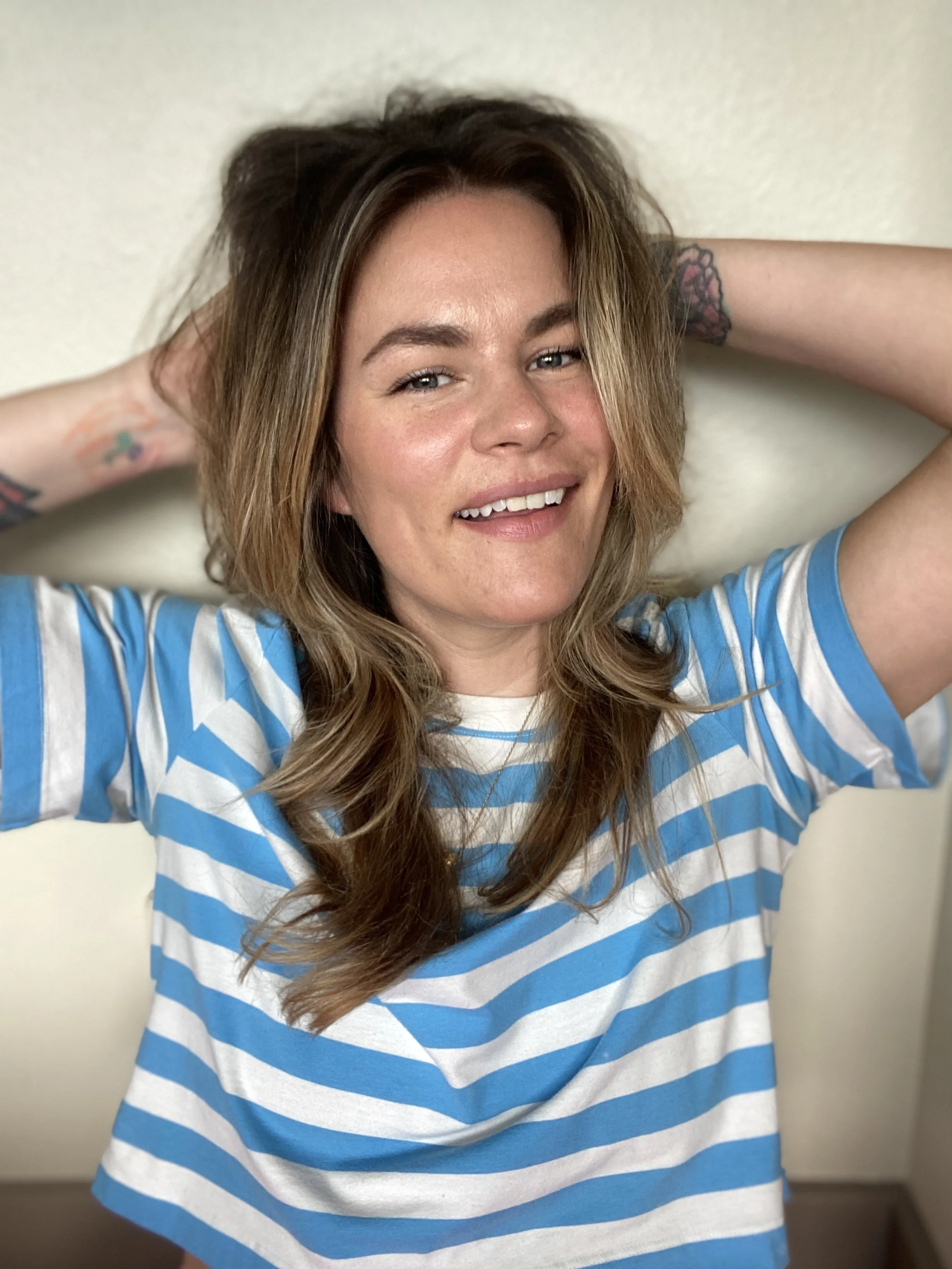 This is Charlie, a hairstylist at Lady Neptune Salon in the University District! If you are looking for grey blending in Seattle, she is the hairstylist for you!!