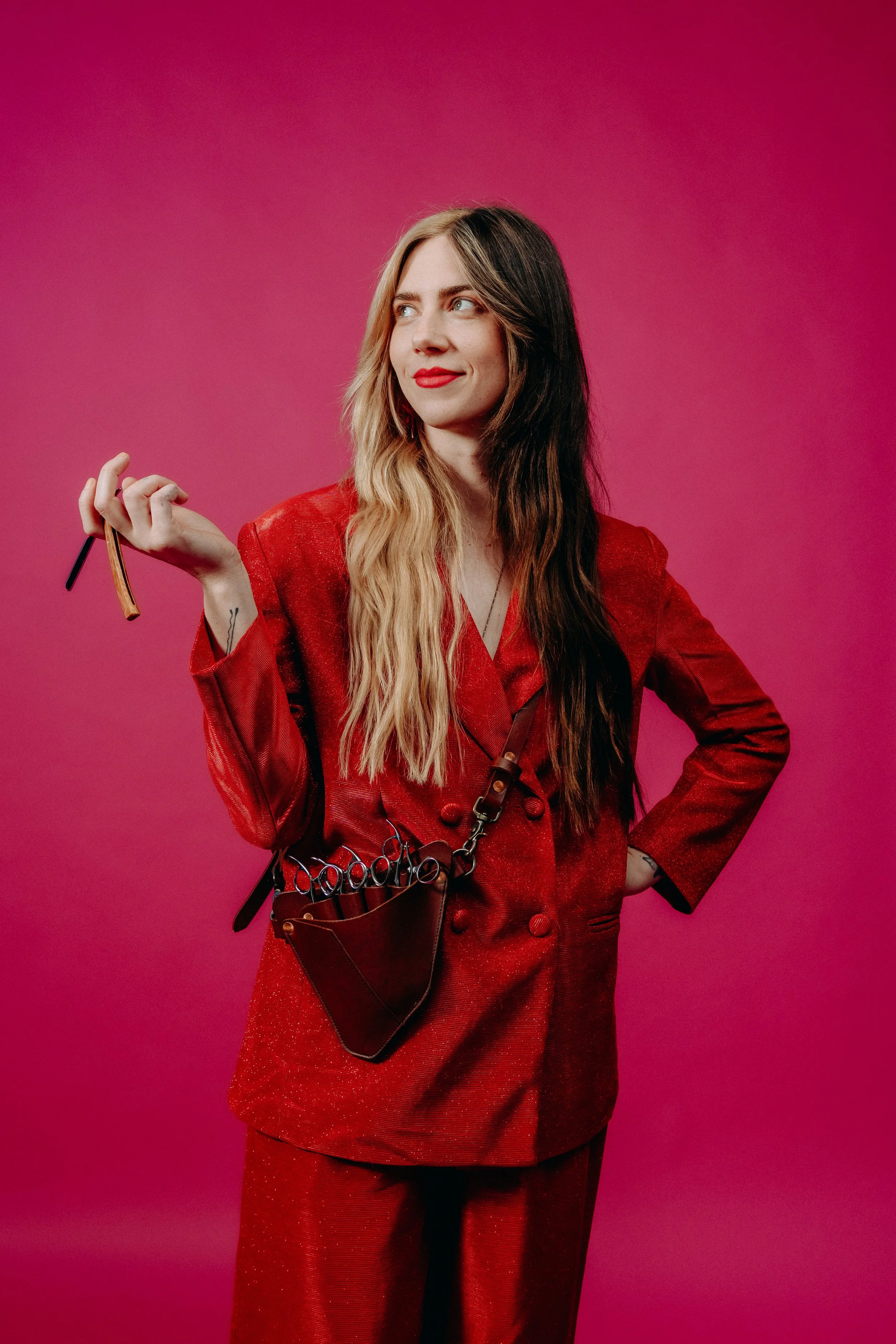 Rebecca Raine is the owner of Lady Neptune Salon. She excels in personalized, textured cuts like shags, mullets, and pixies but she welcomes all sorts of wild ideas!