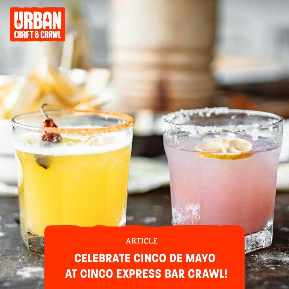 The best Cinco de Mayo plans? We've got 'em. 🎉 Explore our latest article and discover why the Cinco Express Bar Crawl is the event everyone's talking about! 🇲🇽 🍹

#CincoExpress #cincodemayo #cincodemayo2024