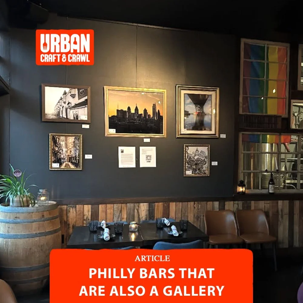 Drinks taste better when served with a side of creativity 🥂✨ Discover Philly bars that double as art shows. 

📸: @bar_hygge 

#PhillyBars #phillyarts #PhillyArtists #philadelphiaeats #artgallery #artist