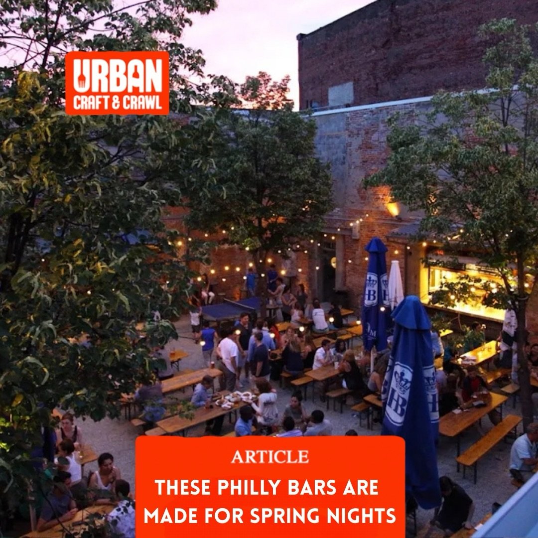 The drinks taste better when winter is finally over. Check out our article on the best Philly bars for a first warm night out.

📸: @frankfordhall 

#PhillyBars #spring #outdoorbar