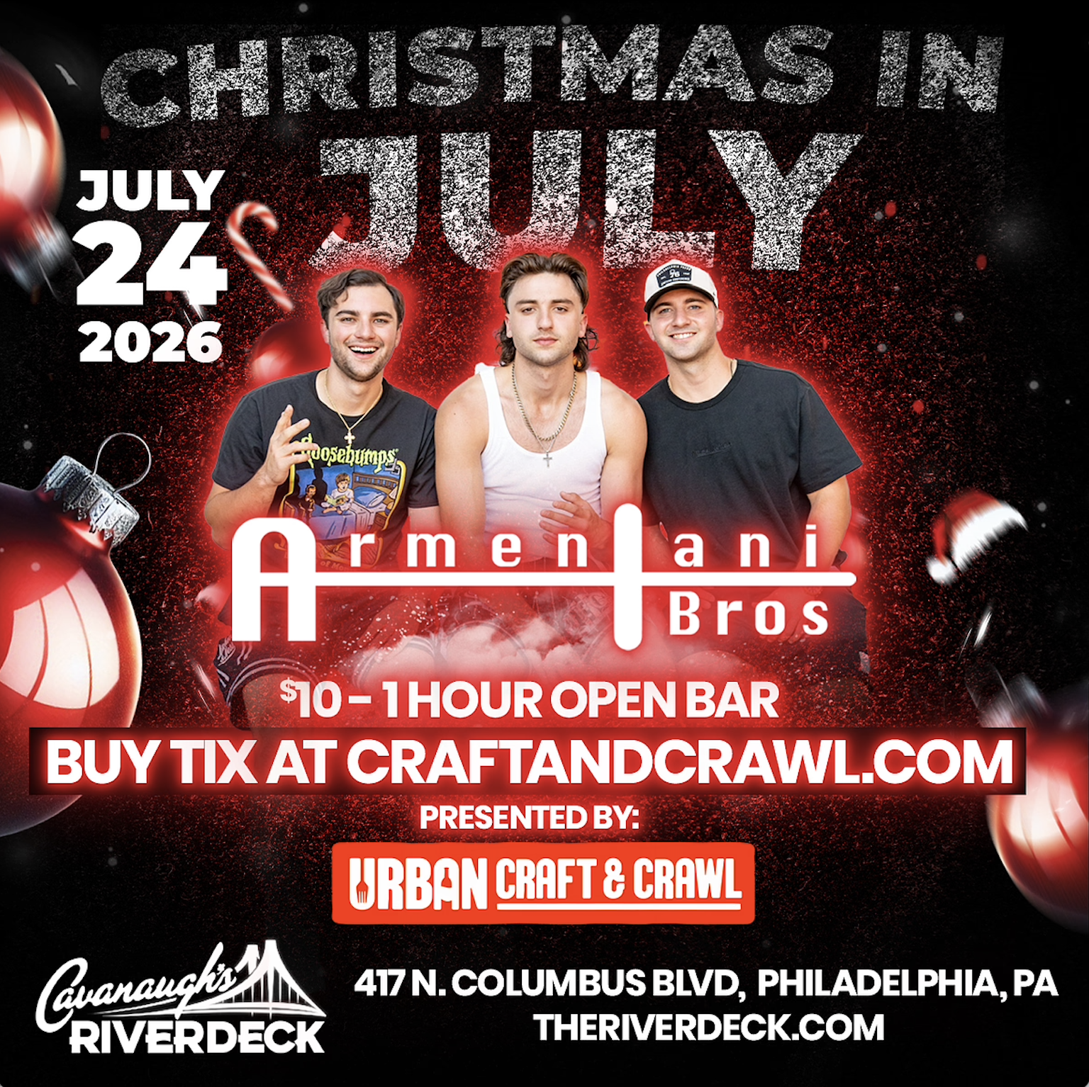 Christmas Is Coming Early to Cavanaugh’s River Deck