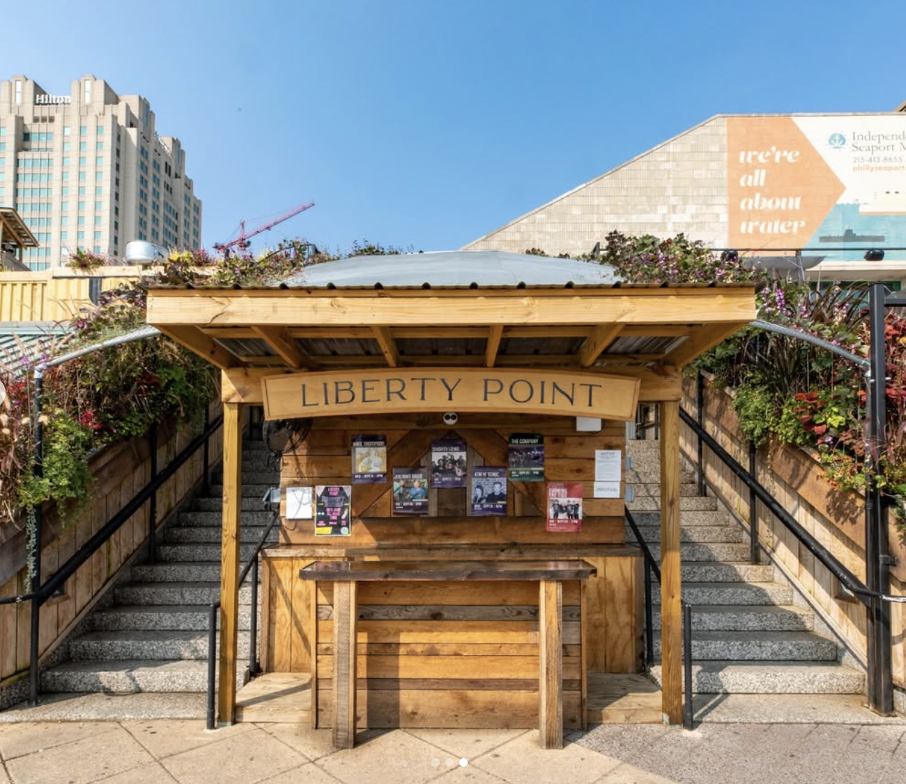 Daytime goth party at Liberty Point