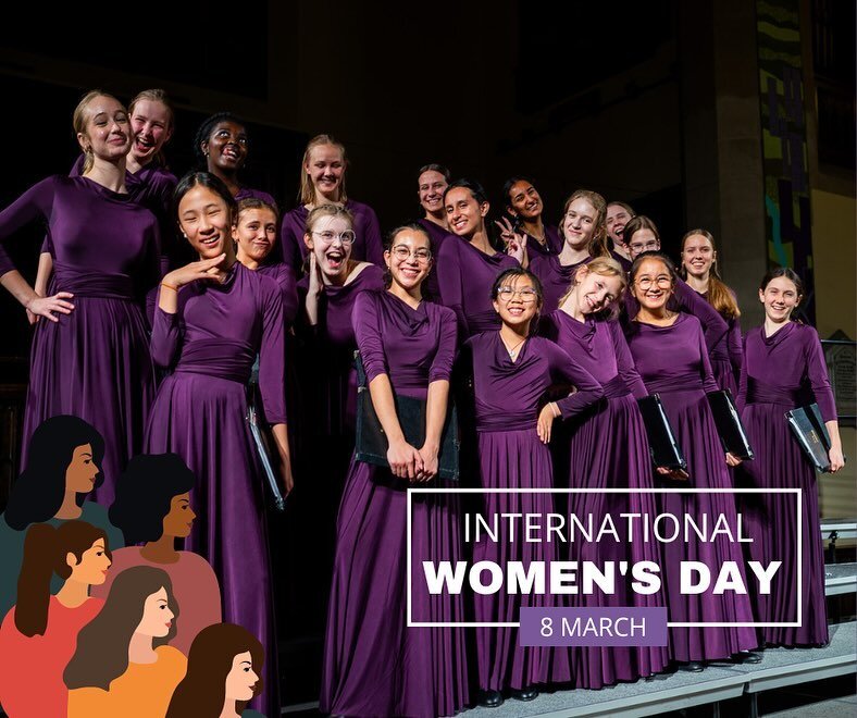 Today we are honouring International Women&rsquo;s Day and celebrating many of our incredible choristers, staff, board members, and parents within our Cantare family 💜 We are so proud to witness this loving and supportive community that is full of r