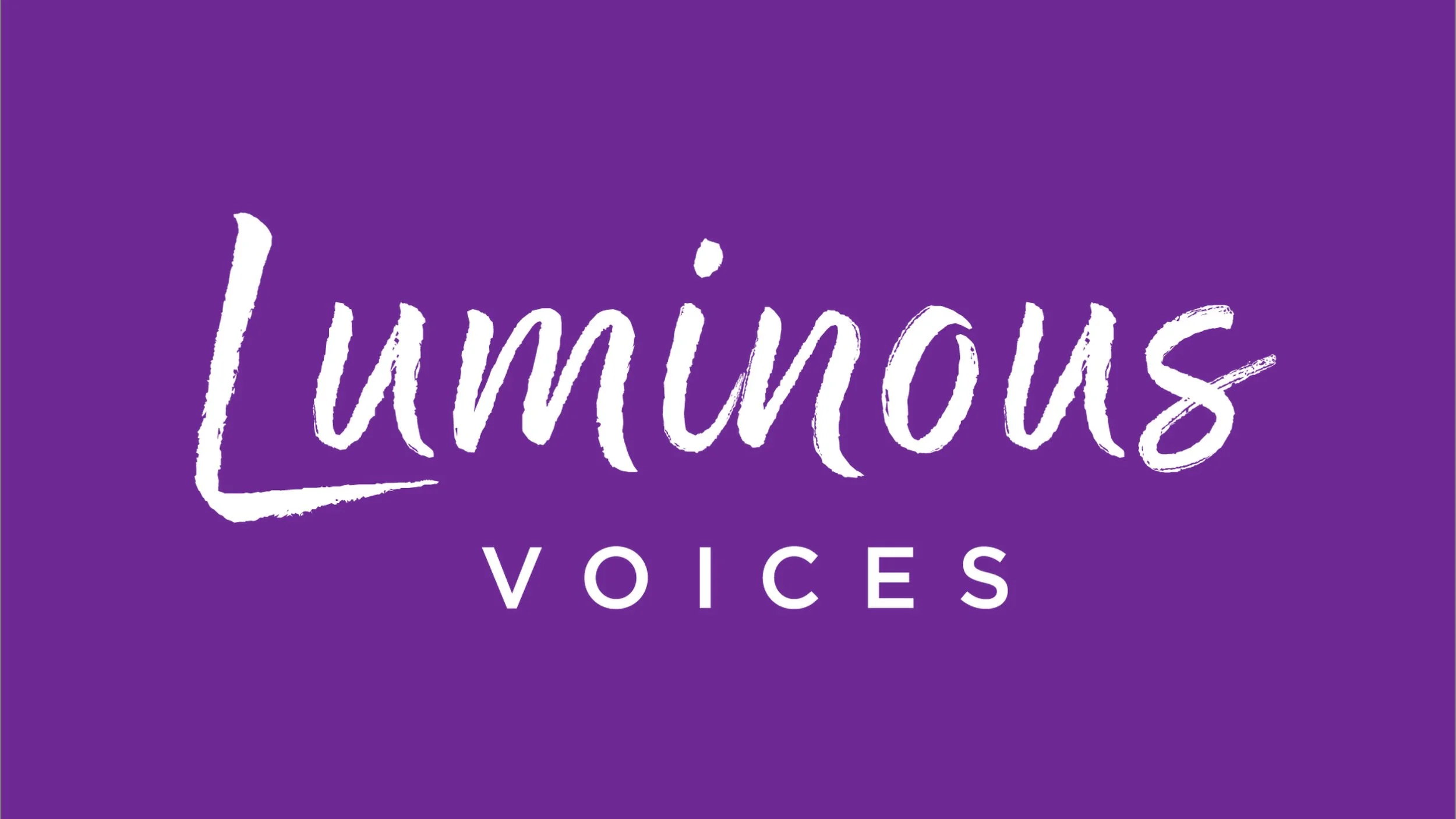 Luminous Voices: St Matthew Passion