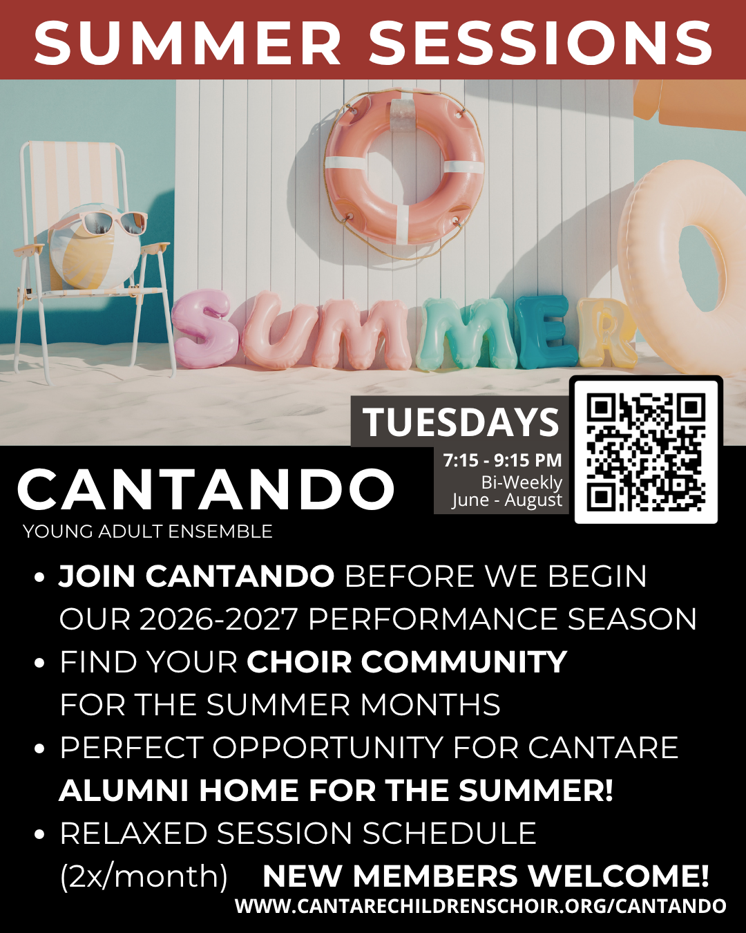 SUMMER 2026 - Cantando Summer Sessions