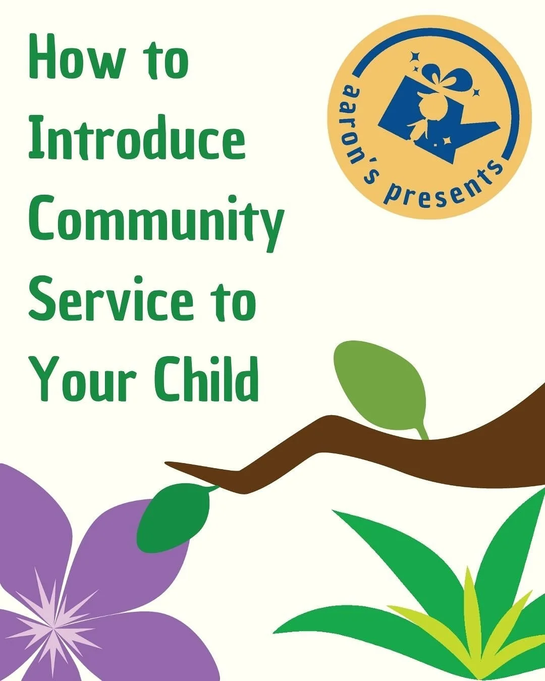 How to explain community service to your child?
Check this out! 
At Aaron&rsquo;s Presents, kids learn that kindness, creativity, and care can make real change.
Start planting those seeds of empathy today at aaronspresents.org #aaronspresents #commun