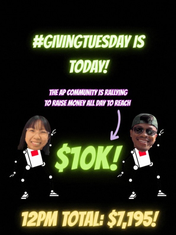 Thank you for all your support!! Getting closer to our $10k goal!!

Ways to give:
&mdash;FB/IG buttons
&mdash;aaronspresents.org
&mdash;Venmo @/aarons-presents
&mdash;Paypal: paypal.me/aaronspresents
&mdash;Check to Aaron&rsquo;s Presents, mailed to 